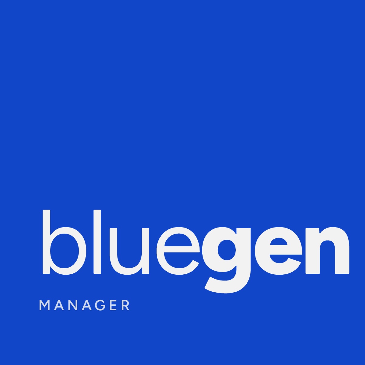 Bluegen Manager app mark